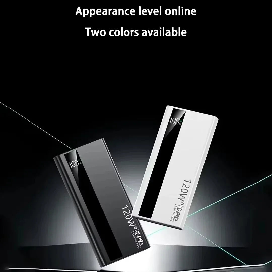 Lenovo 1000000mAh Large Capacity 120W Fast Charging Digital Display Outdoor Power Supply 2026 for Huawei iPhone