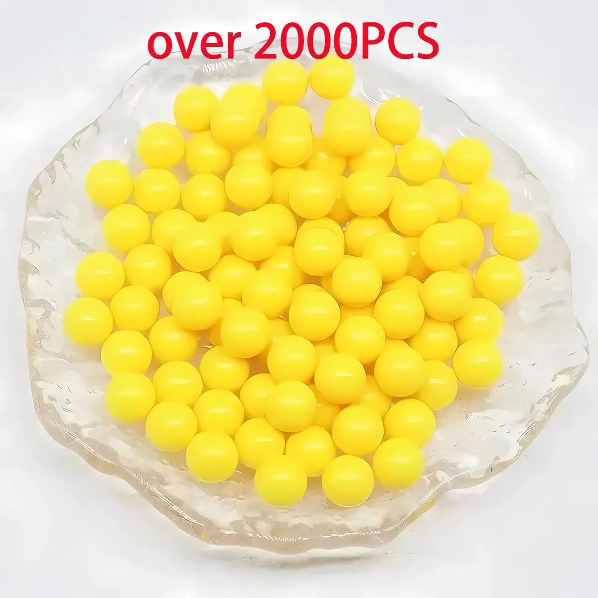 100/200/500/1000/2000 Rounds Hunting Shooting 6mm BB Strikeball Rifle Gun Plastic BB Balls Yellow Paintball Accessories