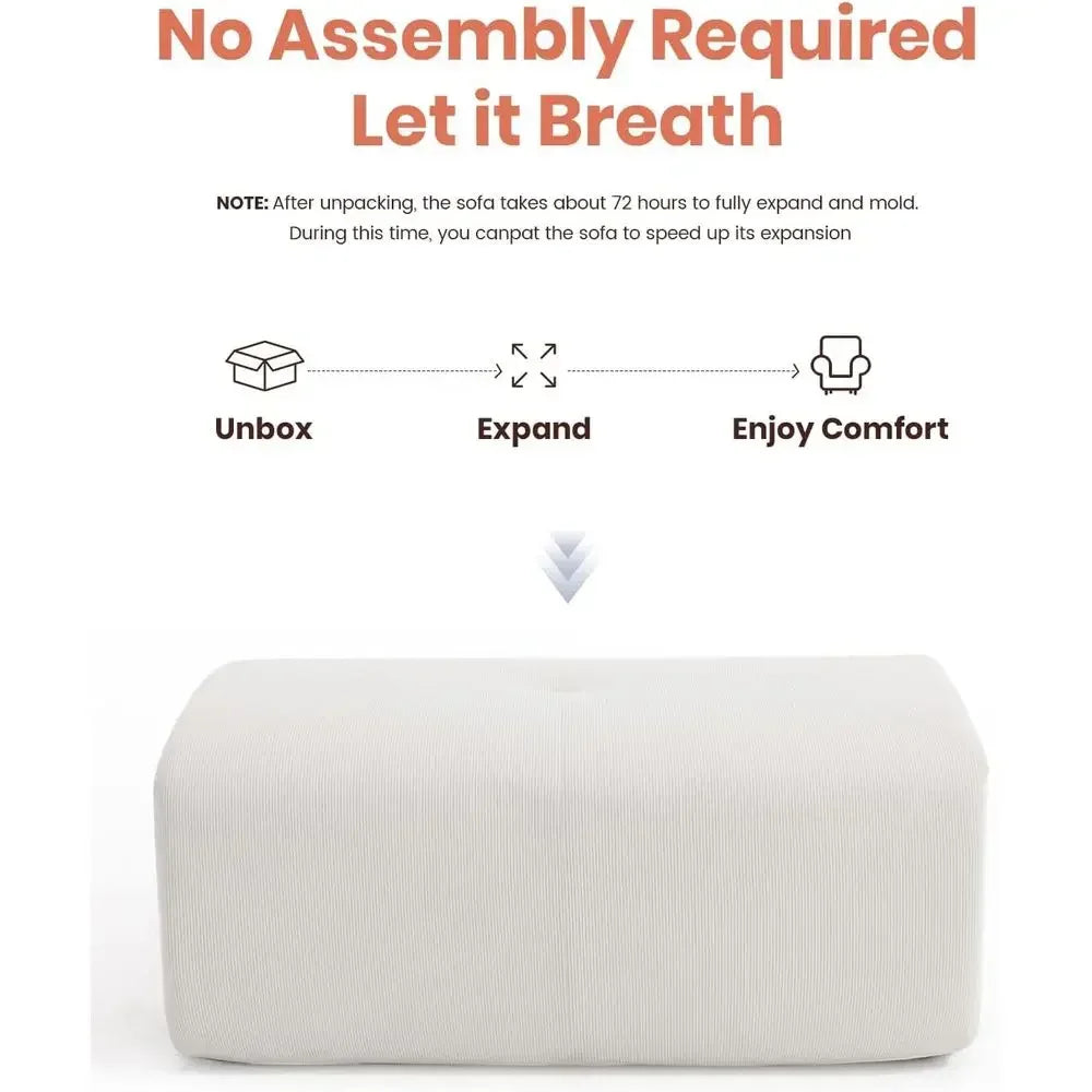 Compact Lounge Couch for Small Spaces: Ideal for Renters and Casual Living Rooms