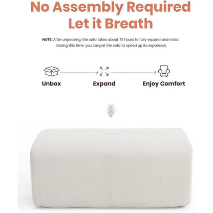 Compact Lounge Couch for Small Spaces: Ideal for Renters and Casual Living Rooms