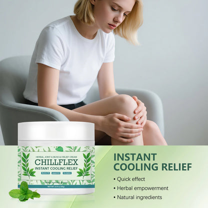 Muscle & Joint Cooling Balm - Herbal Menthol Formula for Instant Relief from Discomfort & Strain.