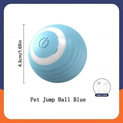 Smart Dog Toy Ball Electronic Interactive Pet Toy Moving Ball USB Automatic Moving Jumping Bouncing Toy Ball Puppy Cat Product