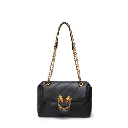 New Women's Winter Chain Bag, Trendy Fashion Crossbody Bag, Rhombus Lightweight Luxury Underarm Bag