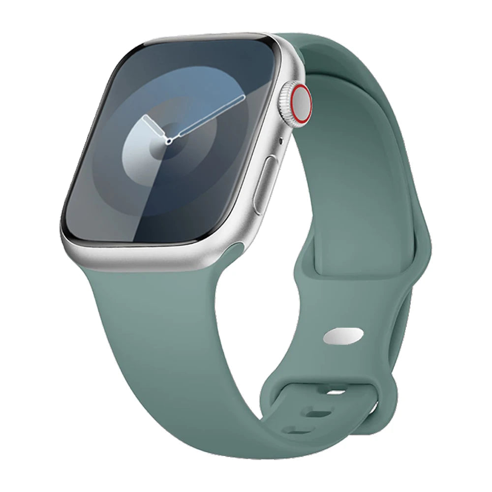 Silicone Watch Strap for Apple Watch, Replacement Bracelet Correa, 40/41/42/44/45/46/49mm, Compatible iWatch Series SE 7 8 9 10 11 Ultra 2 Ultra 3