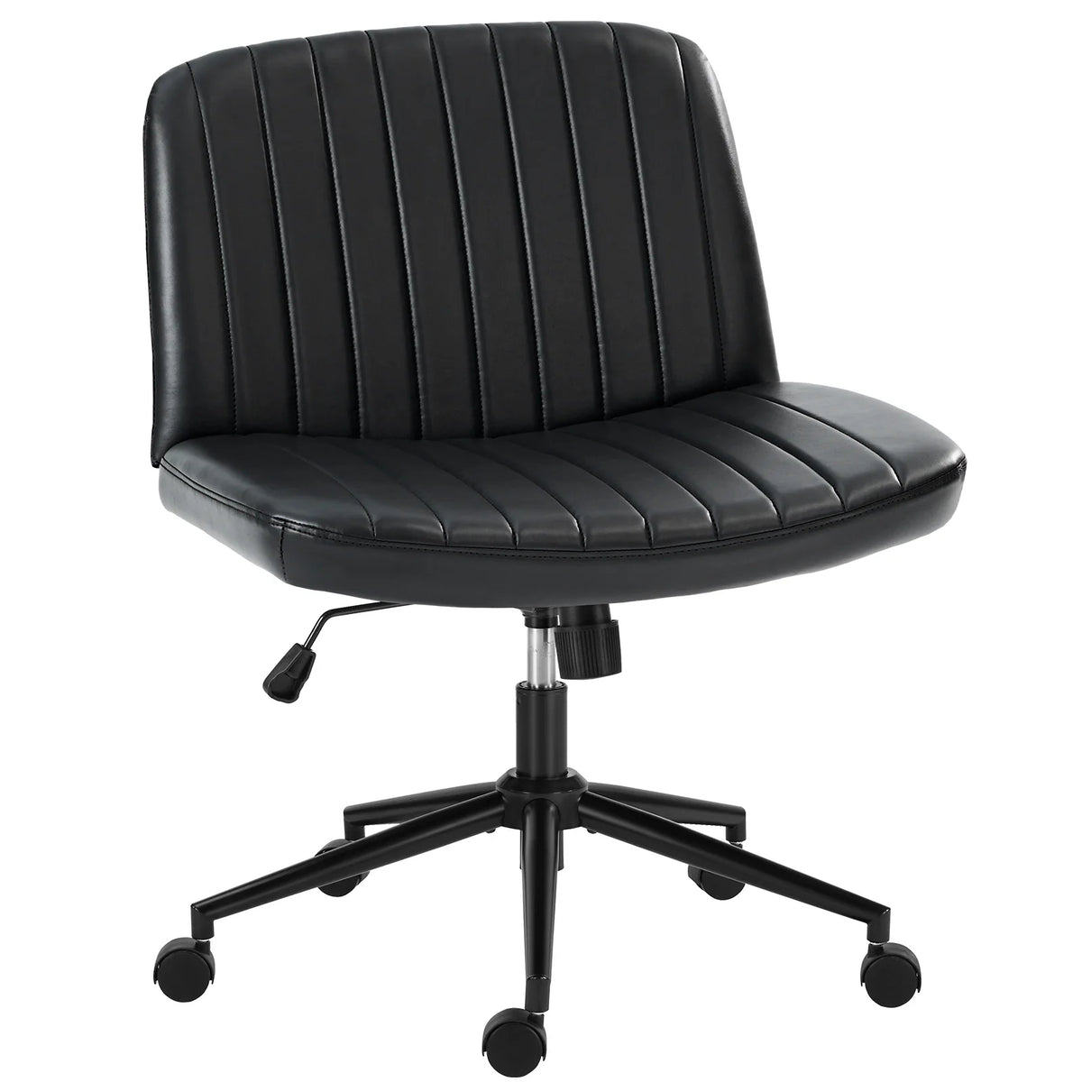 MCQ Armless With Wheel Ergonomic Gaming Office Chair with Adjustable Height 360° Swivel Gaming Racing Chair For Home Office