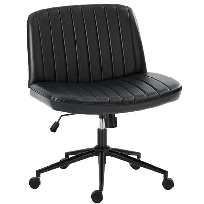 MCQ Armless With Wheel Ergonomic Gaming Office Chair with Adjustable Height 360° Swivel Gaming Racing Chair For Home Office
