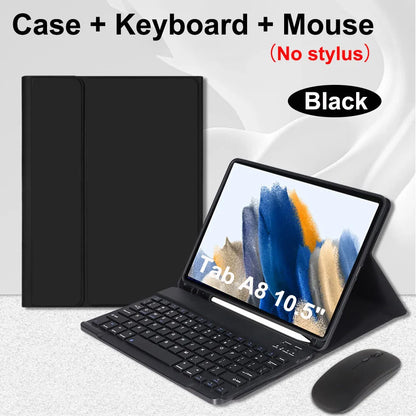 Case for Samsung Galaxy Tab A8 10.5 Inch,Wireless Bluetooth keyboard cover for Tab A8 10.5 Inch,Samsung Smart Stand Cover