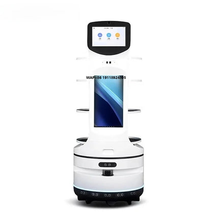 Smart Commercial Delivery Robot Waiter for Restaurants Repartidor De Comida Servant Roboter Humanode Food Service Robot