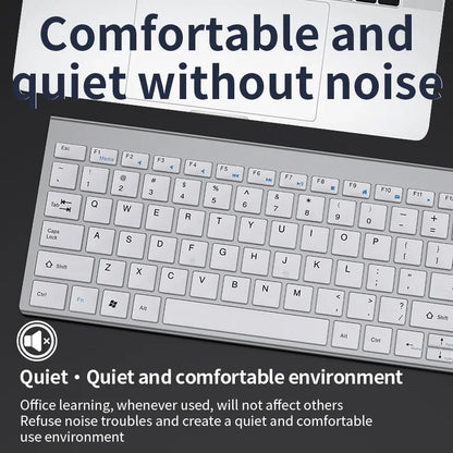 Wireless Keyboard and Mouse Combo Bluetooth 5.0 & 2.4G Rechargeable Multimedia Keyboard Mouse Set for Laptop PC TV iPad Android