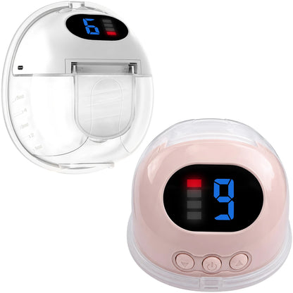 Wearable Wireless Hands Free Electric Breast Pump, New Upgraded Breast Massage Lactation Pump, BPA-Free Breastfeeding Milk Pump