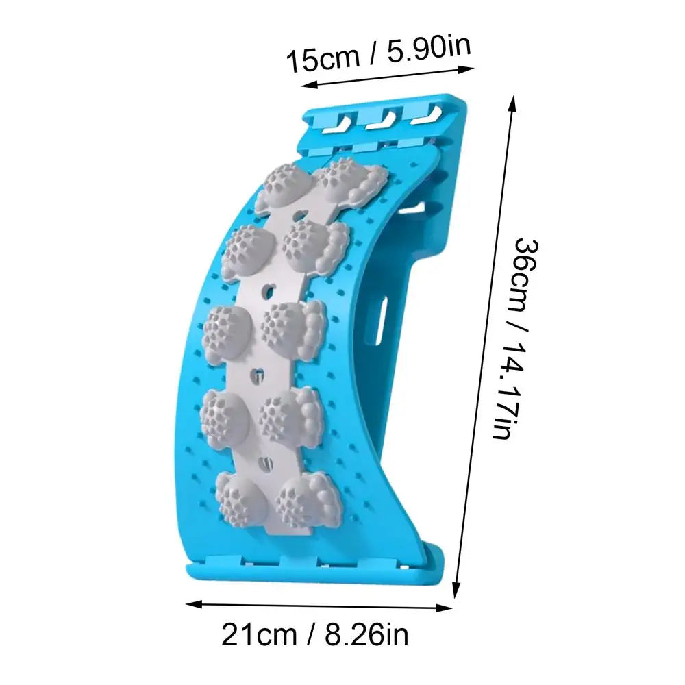 Lumbar Support Board Cracker Board Massager Postures Correction Back Relief Board, Back Stretcher Lower Back Pain Relief Device