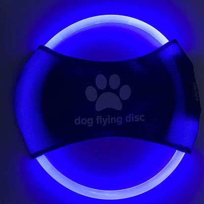 Hot-selling eco-friendly interactive LED Frisbee dog training toy rechargeable sports pet sports toy
