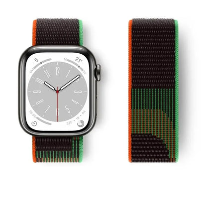 Nylon loop For Apple Watch Band Ultra-2 49mm 44mm 40mm 45mm 41mm Sport pride Bracelet iwatch Strap Series 9 8 se 7 6 5 4 3