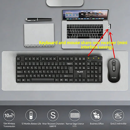 2.4GHz Wireless Keyboard Mouse Set Gaming Keyboard  Mouse Kit Tablet keyboard for Android TV Box Laptop PC Office Accessories