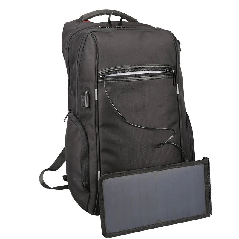 6.4W 9w solar charging power supply backpack with mobile power supply USB charger