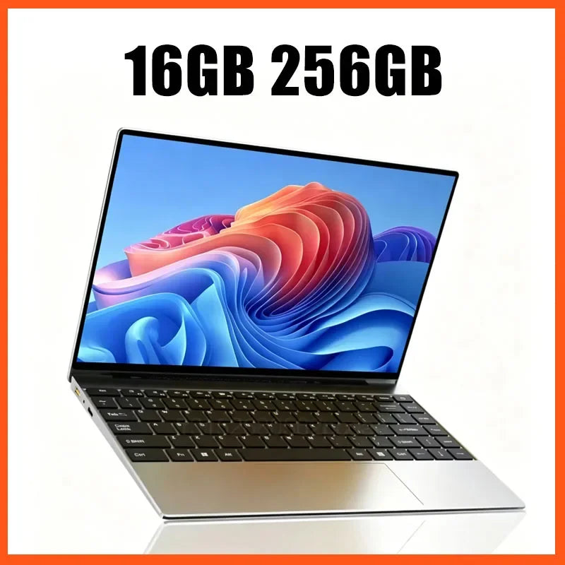 Lightweight Portable 14.1 Inch Student Business Notebook 2026 New Intel N95 Win11 Large Storage Laptop
