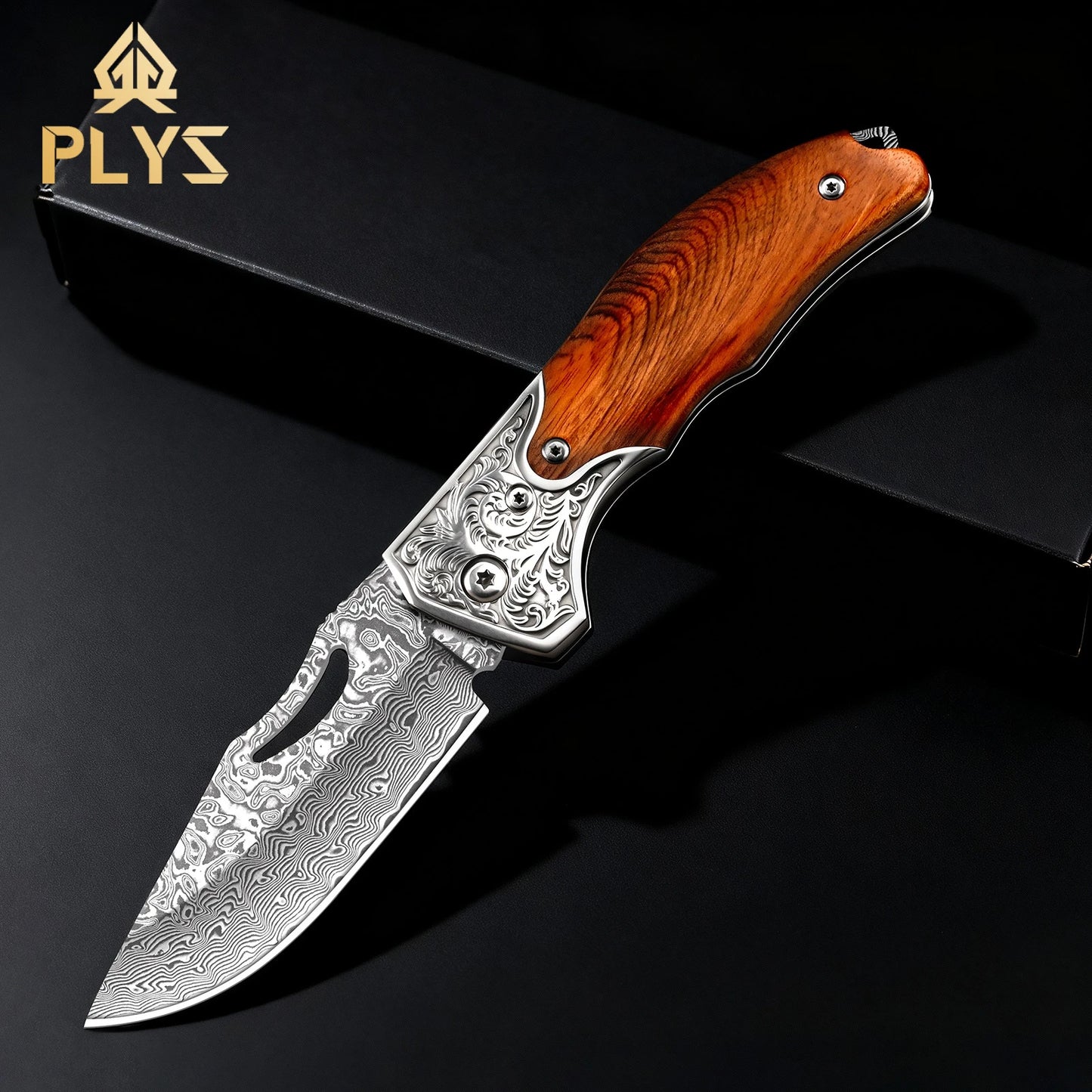 Folding knife 67-layer Damascus Folding Pocket knife with Wooden handle EDC Tools Outdoor Camping Survival knife