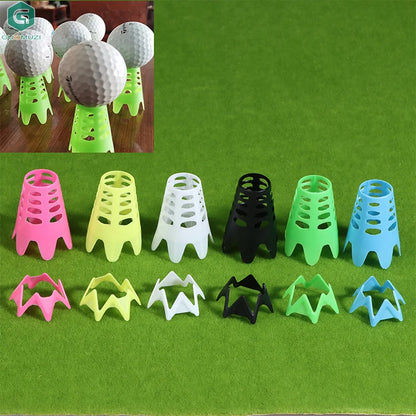 5Pcs Plastic Golf Mat Tees Golf Simulator Tees Practice Golf Tees For Winter Turf Driving Range Home Golf Tees For Golf Training