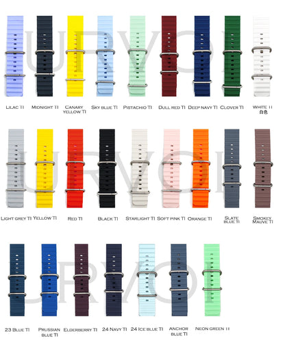URVOI Ocean Band for Apple Watch Ultra 4 3 2 Strap Series 12 11 10 SE Sport Band for iWatch Silicone Wristband Black Buckle 49mm