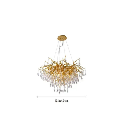 American Luxury Crystal Ceiling Chandelier Modern Art Living Dining Bedroom Hanging Lamp Hotel Hall Home Decor Pendant Lights