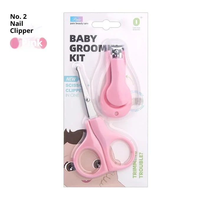 Baby Care Kit Baby Nail Clippers Nasal Aspirator Nose Cleaning Tool Safety Comb Brush 10-Piece Set Specially Designed for Bags