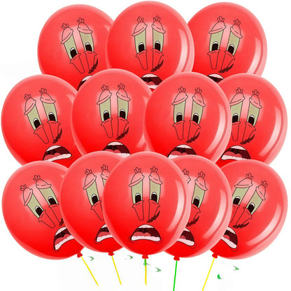 SpongeBob SquarePants Birthday Balloons Decoration Set 12/24/36/48Pcs Latex Balloons Party Supplies Favor Decorations