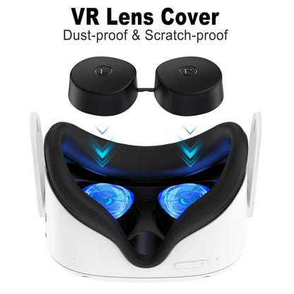 VR Protective Cover Elite Strap Head Strap Touch Controller Shell Case With Strap Handle Grip For Oculus Quest 2 Accessories