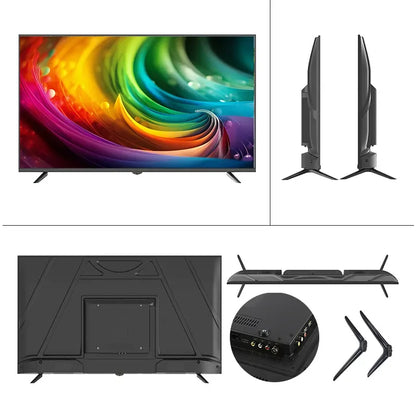 Accept Custom 4K Android Flat Screen Led Tv Smart 32 40 50 55 65 75 85 43 Inch Smart Tv Screens Televisions Smart Tvs