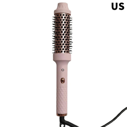 2 In 1 Hair Comb Ionic Hair Curler Hair Straightener Professional Curling Iron Heated Hair Styling Brush