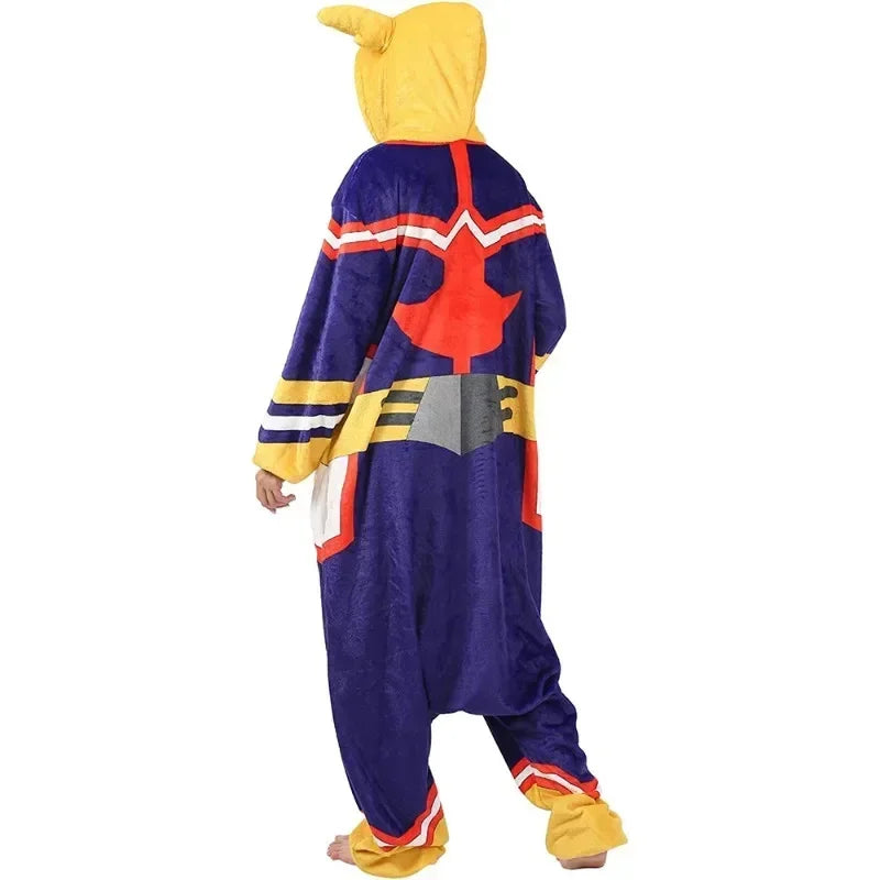 My Hero Academia Cartoon Cosplay Pajamas Olmet Bathrobe Cos Clothes Wholesale Halloween One-piece Cosplay Costumes
