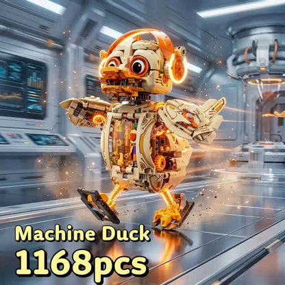 Mechanical Duck Building Blocks Set 1168pcs Robotic Animal Model STEM Educational Toy for Kids Children Gift Tech Robot DIY Kit