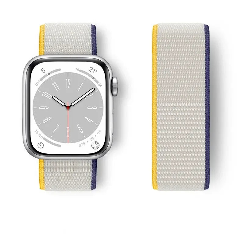 Nylon loop For Apple Watch Band Ultra-2 49mm 44mm 40mm 45mm 41mm Sport pride Bracelet iwatch Strap Series 9 8 se 7 6 5 4 3