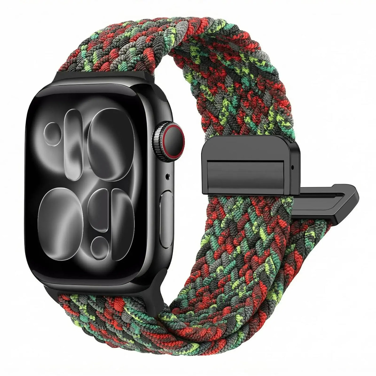 Braided Strap For Apple Watch Bands 40mm 45mm 41mm 44mm 42/46mm 49mm magnetic Bracelet iWatch series se 7 5 6 8 9 10 11 Ultra3 2