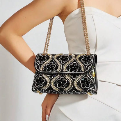 New fashion Rhinestone Handmade Shoulder Bag High Quality Shoulder Crossbody Evening Bag