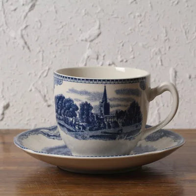 European style tableware, British castle ceramics, Western food steak plates, coffee cups, decorations, dinner plates, desserts,