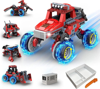 Apitor Robot S 10-in-1 Coding Robot Kit APP/Remote Control Programmable Building Blocks STEM Educational Toy Gift for Kids 8-12