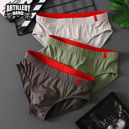 Men's ice briefs briefs Men's sensible pouch sports wicking sweat breathable mid-waist shorts