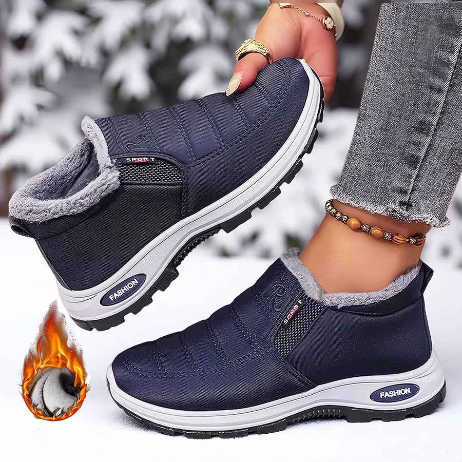 Ultra Soft Cozy Inner Anti Slip Outdoor Shoes, Fashion Cold Proof Comfort Booties For Daily Commute & Outdoor Activities