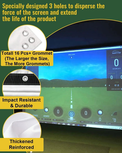 Golf Simulator Impact Screen（118 * 118）