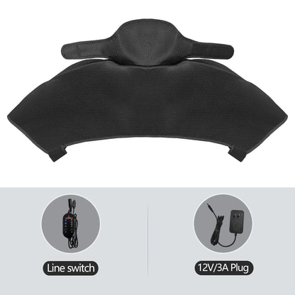 Heated Shoulder Back Massager 3 Massage Heating Functions Fits Shoulders Neck Back Relieves Cervical Soreness Muscle Strains