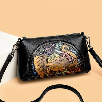 Women's Luxury Leather Top-Handle Bags Brand Design Printing Shoulder Crossbody Bags High Quality Handbags and Purses Sac a Main