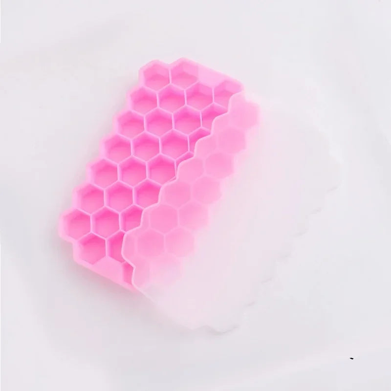 Ice Cube Maker Silicones Ice Mould Honeycomb Ice Cube Tray Magnum Silicone Mold Forms Food Grade Mold for Whiskey Cocktail
