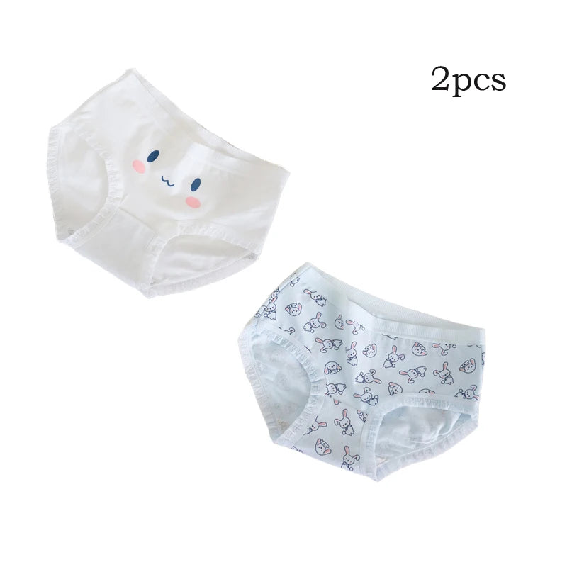 Teenage Triangle Panties Kids Solid White Underwear Pants Pure Cotton Breathable Underpants Child Girls Briefs For 7-16 Years