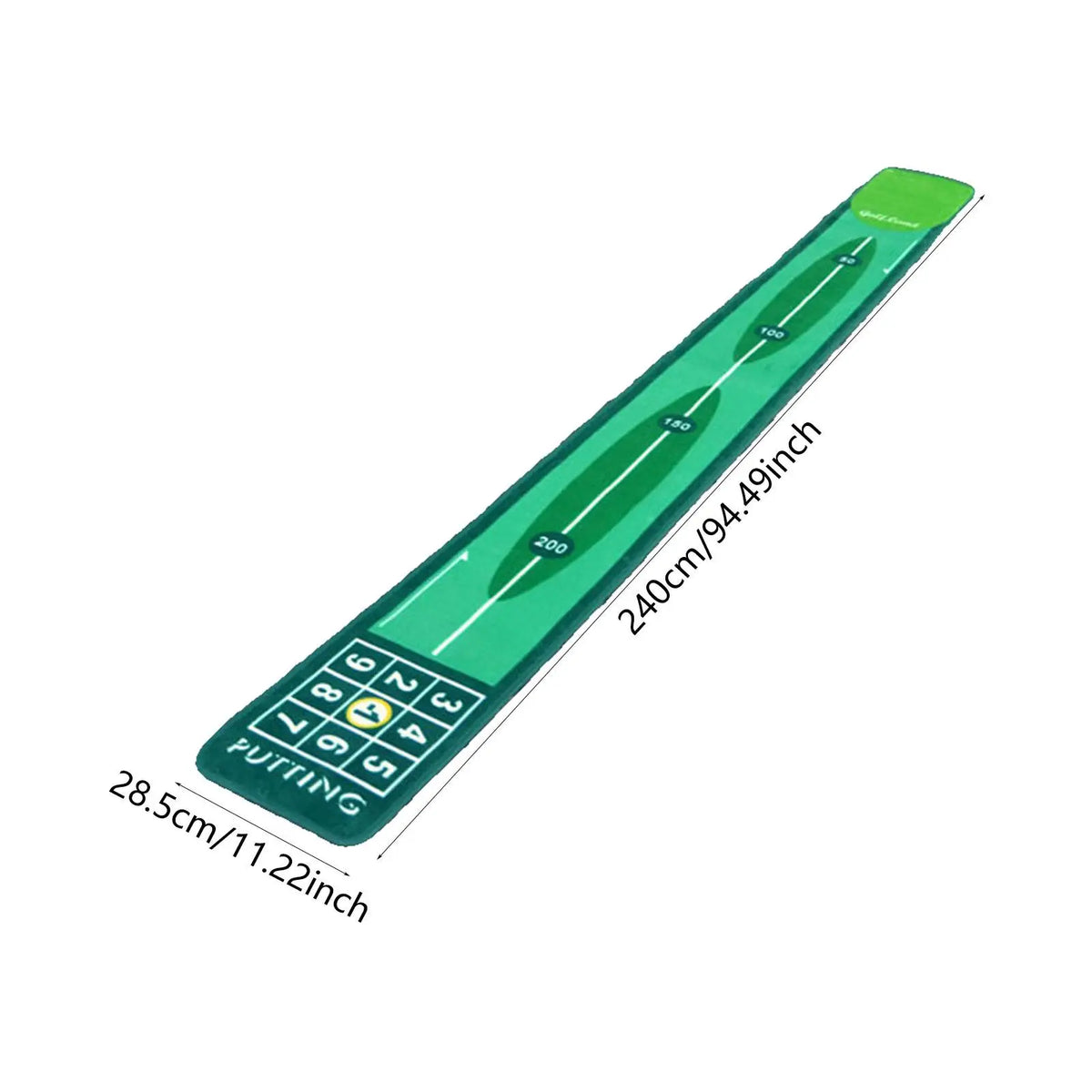 Golf Putting Indoor Golf Hitting Mat Green Mat Golf Practice Training Aid Equipment for Home Outdoor Backyard Golf Practice