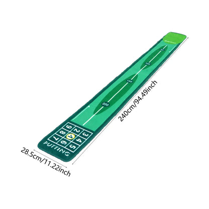 Golf Putting Indoor Golf Hitting Mat Green Mat Golf Practice Training Aid Equipment for Home Outdoor Backyard Golf Practice