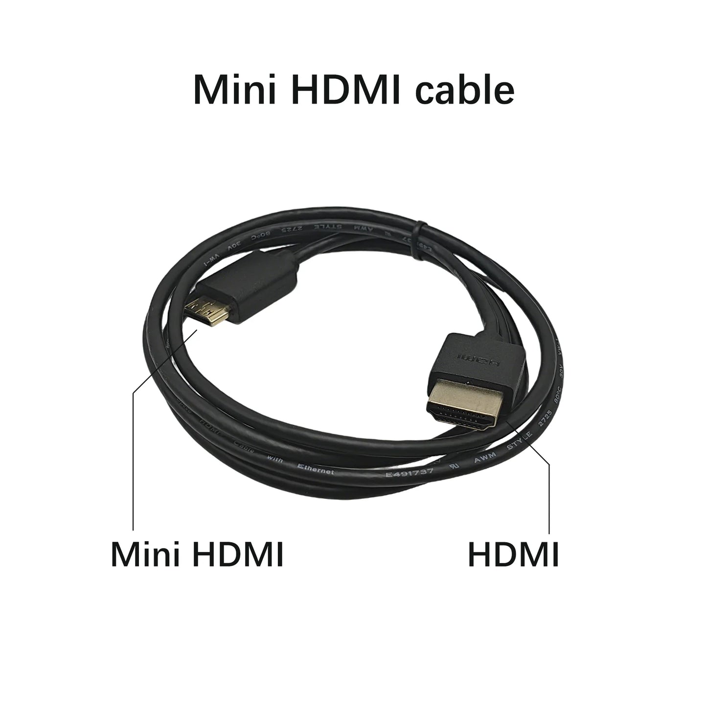 Head-Mounted Display with HDMI Input and Built-In Battery, Allowing Connection to a Variety of Devices.