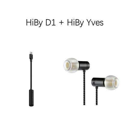 HiBy Digital D1 Type C HiFi Audio Dongle USB DAC Headphone AMP PCM32Bit/384kHz 3.5mm Output CS46L41 Sound Card for Android Win10