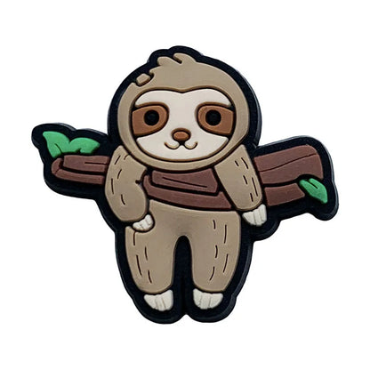 14-100pcs Lazy Tree Sloth Shoe Charms For Sandals,Shoe Decoration Accessories Shoe Pins Great Gift For Men Wom