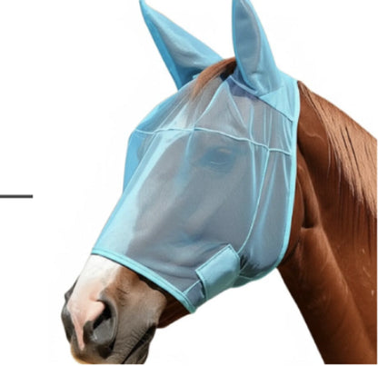 Cross-Border Horse Mask Breathable Horse Mask Mosquito Repellent Bite Horse Head Cover Headgear Horse Eye Guard