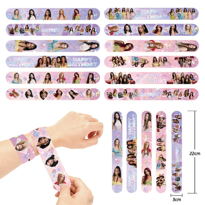 Kpop Katseye Party Decoration Tableware Tablecloth Cup Plate Napkin Sticker Bags Balloons Baby Shower Kpop Party Favors Supplies